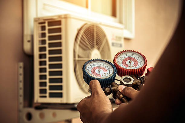 Professional Hvac technician working in Rutherfordton, NC
